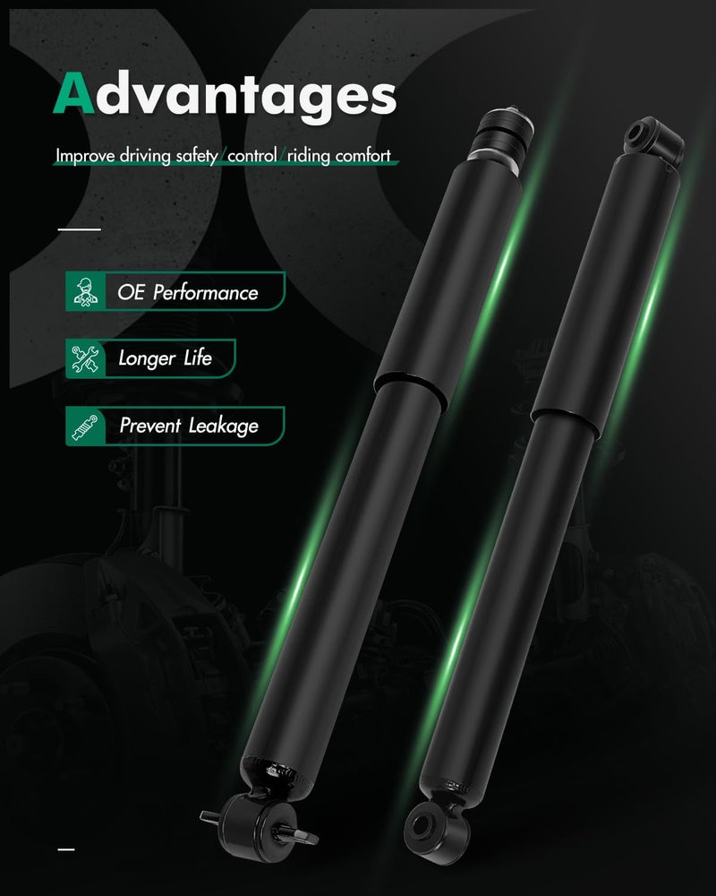SCITOO Shocks for Grand Cherokee, Front Struts & Rear Shock Absorbers, SCITOO Shocks Set Assemblies Kit fit for 1999 2000 2001 2002 2003 2004 for Jeep Grand Cherokee 4.0L 4.7L Auto Shocks 344342-4Pcs - Image 2